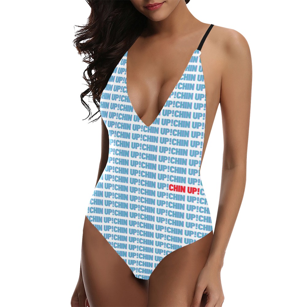 Warmest Wishes (3) Sexy Lacing Backless One-Piece Swimsuit (Model S10)