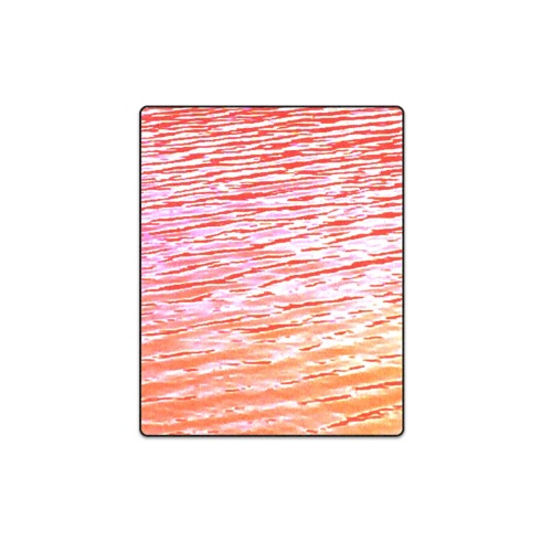 Orange and red water Blanket 40"x50"