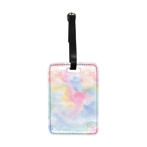 Colorful watercolor Luggage Tag