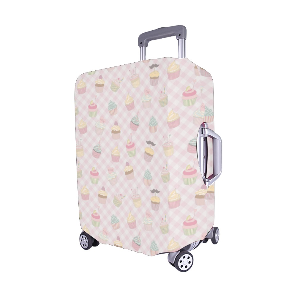 Cupcakes Luggage Cover/Medium 22"-25"