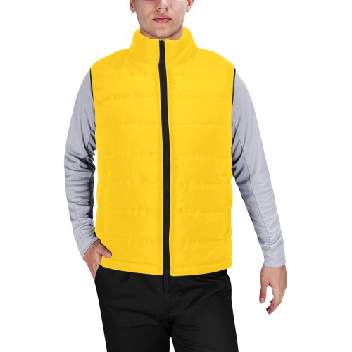 color mango Men's Padded Vest Jacket (Model H44)