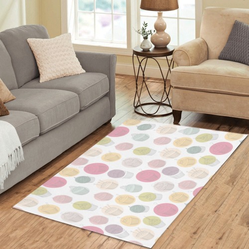 Colorful Cupcakes Area Rug 5'x3'3''