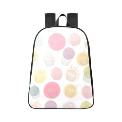 Colorful Cupcakes Fabric School Backpack (Model 1682) (Large)