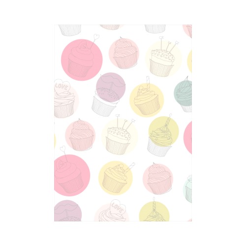 Colorful Cupcakes Garden Flag 28''x40'' （Without Flagpole）