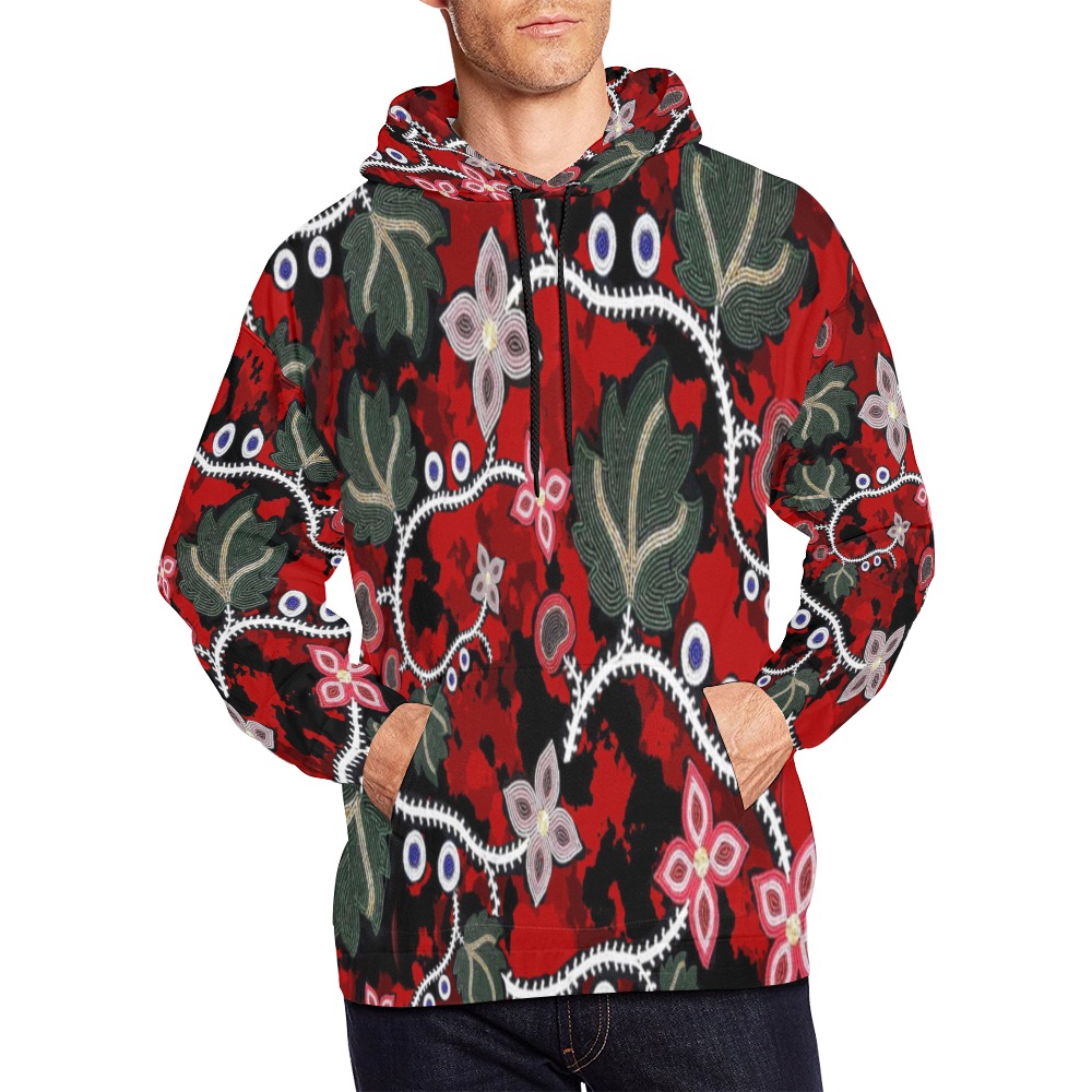 camo All Over Print Hoodie for Men (USA Size) (Model H13)