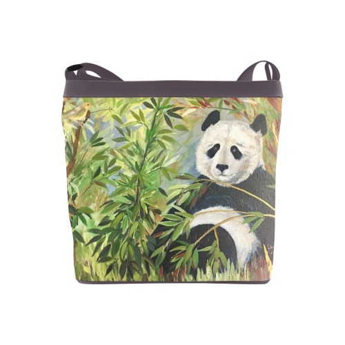Panda Bamboo- Shoulder bag Crossbody Bags, Handbag, Purse Crossbody Bags (Model 1613)