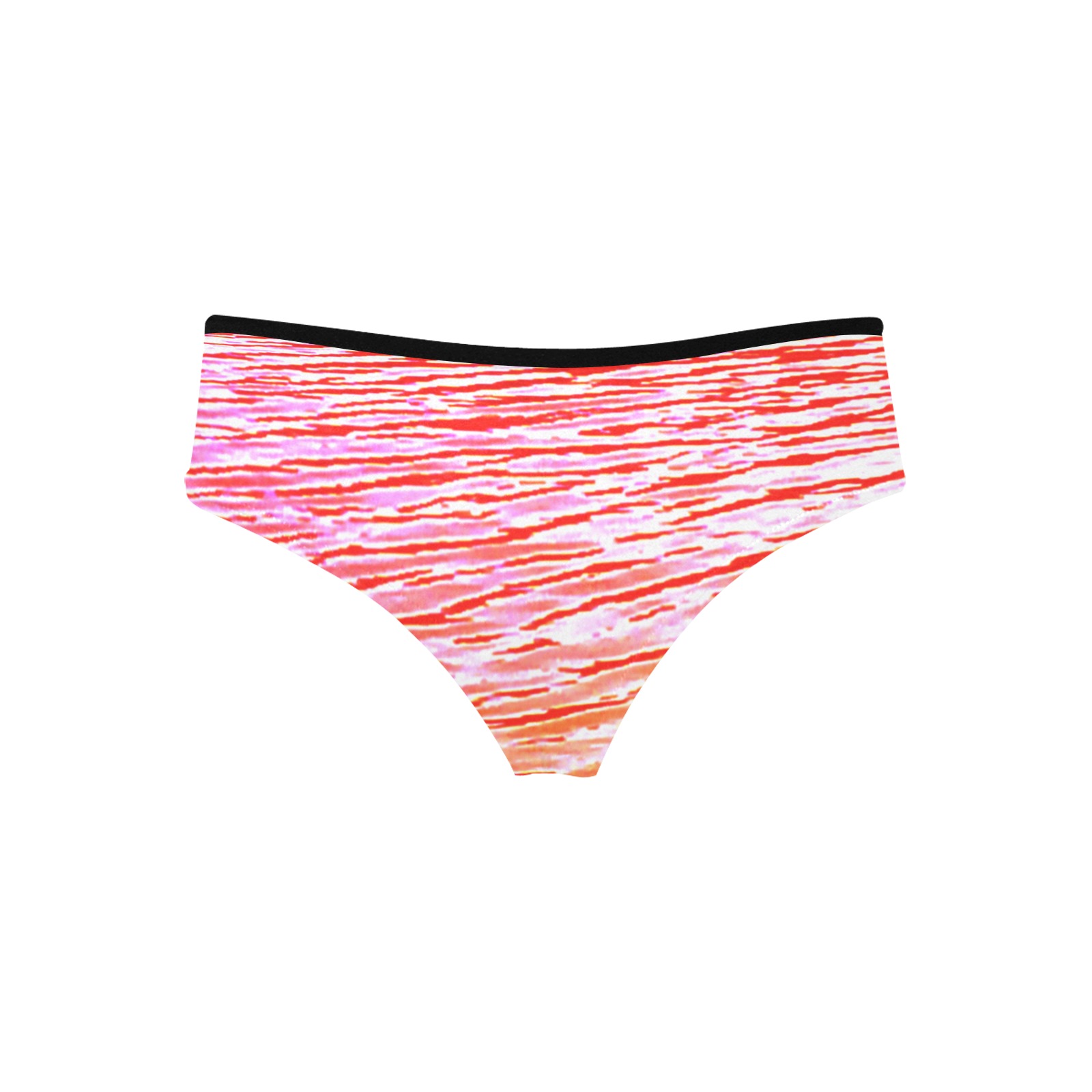 Orange and red water Women's Hipster Panties (Model L33)