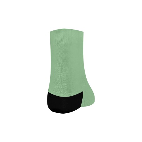 color dark sea green Quarter Socks