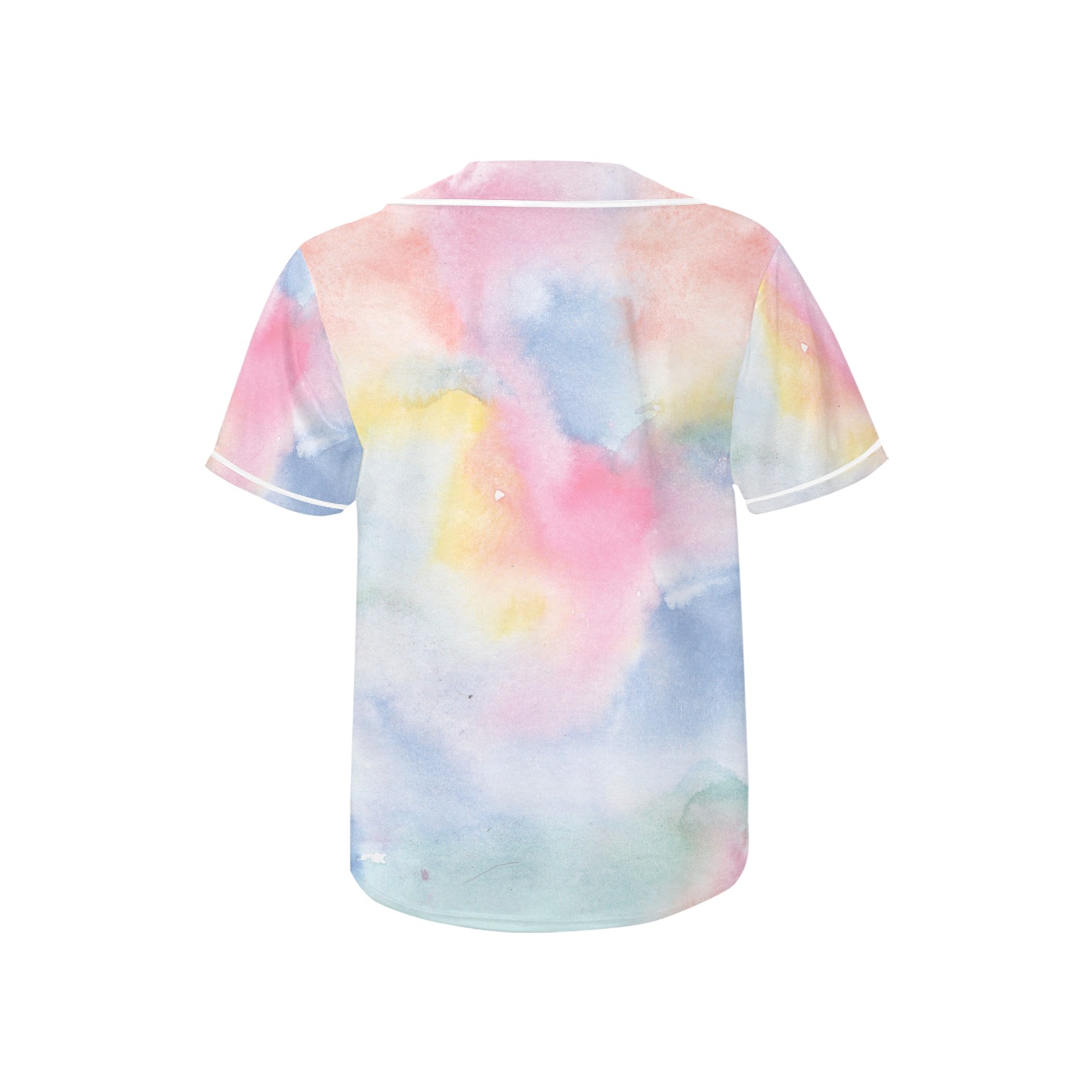 Colorful watercolor All Over Print Baseball Jersey for Kids (Model T50)