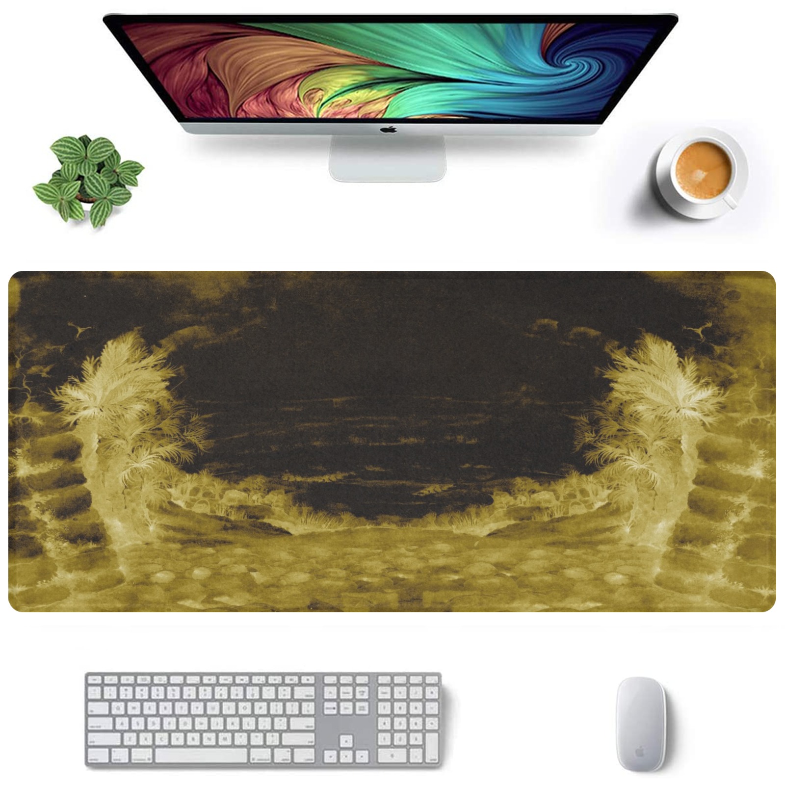 desert 10-35x16 inches Gaming Mousepad (35"x16")