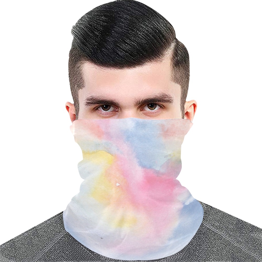 Colorful watercolor Multifunctional Dust-Proof Headwear (Pack of 5)