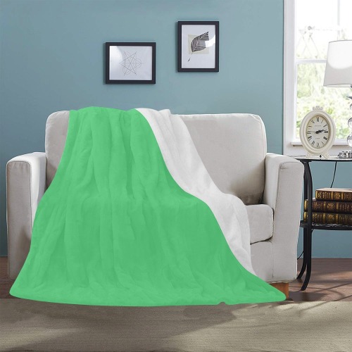 color Paris green Ultra-Soft Micro Fleece Blanket 50"x60"