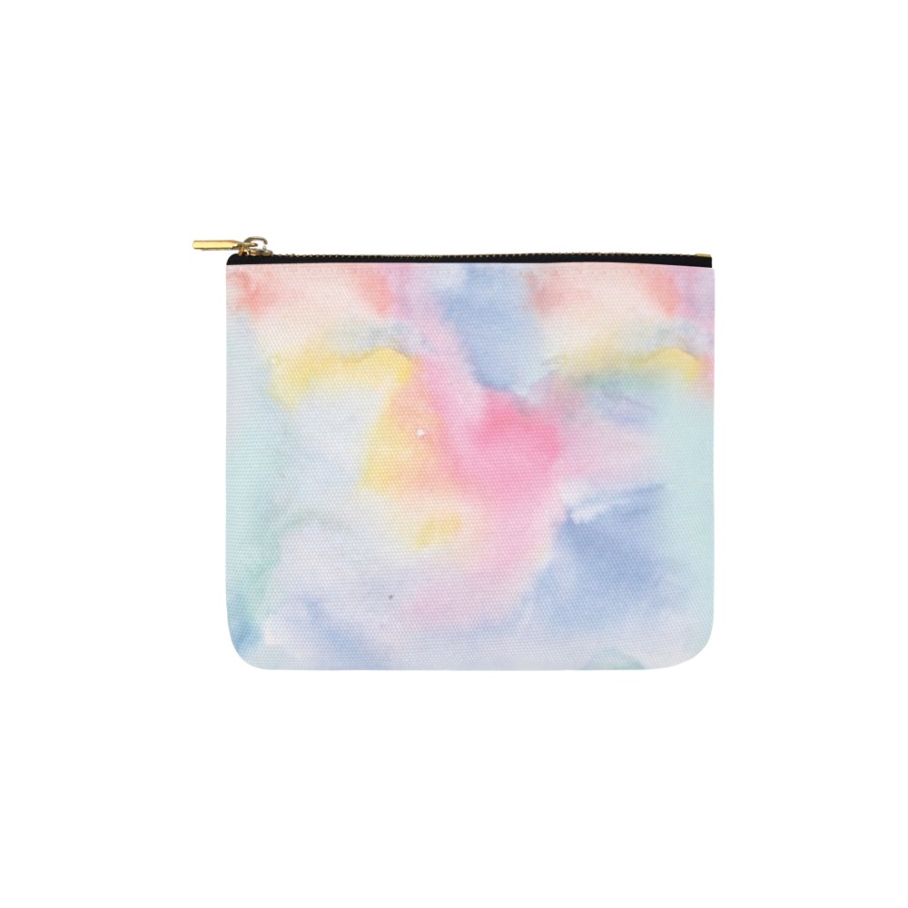 Colorful watercolor Carry-All Pouch 6''x5''