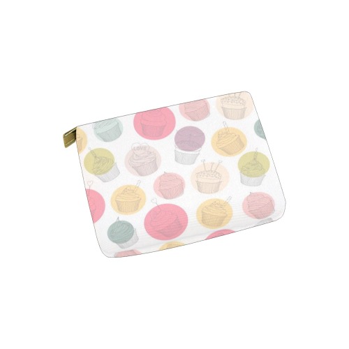 Colorful Cupcakes Carry-All Pouch 6''x5''