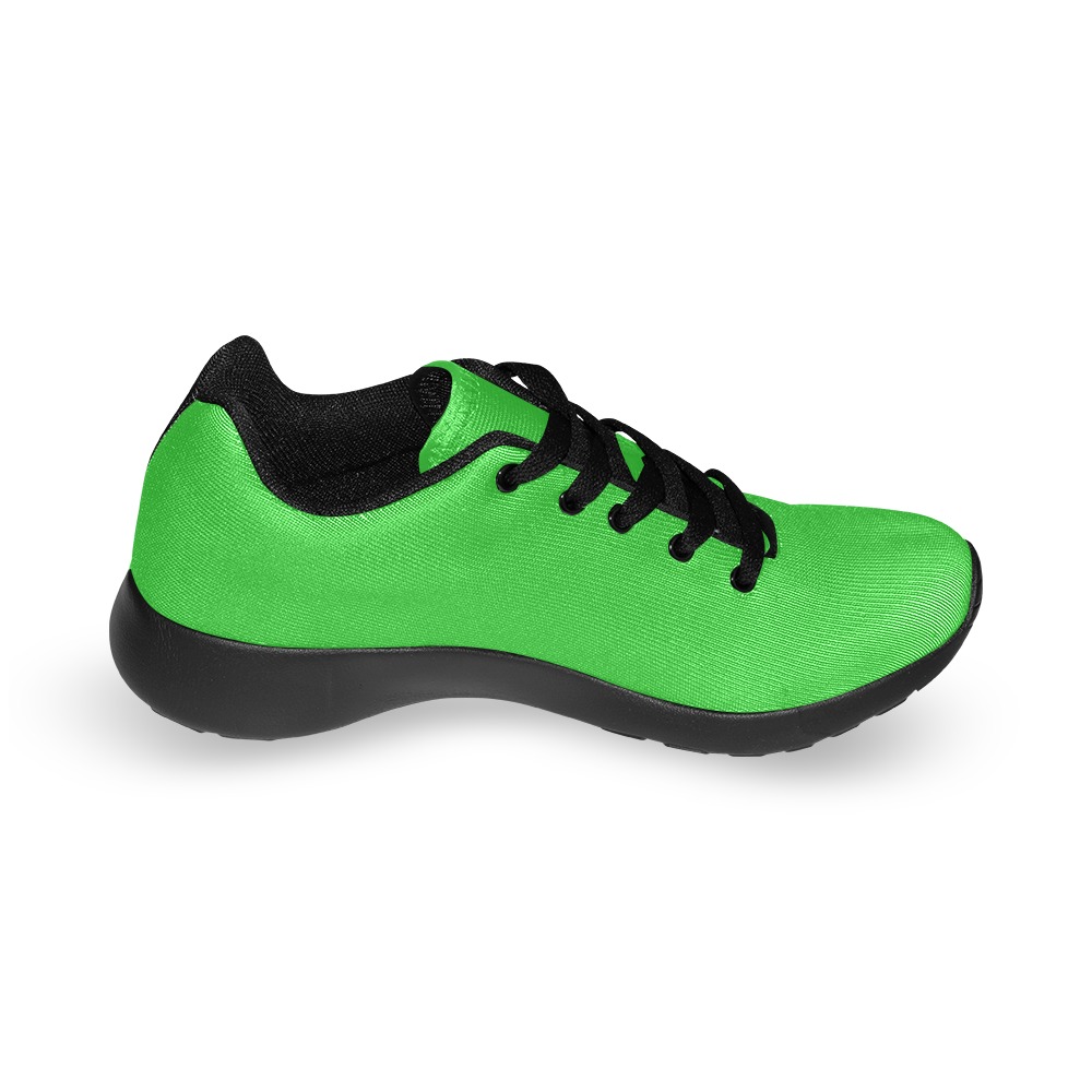 color lime green Men’s Running Shoes (Model 020)