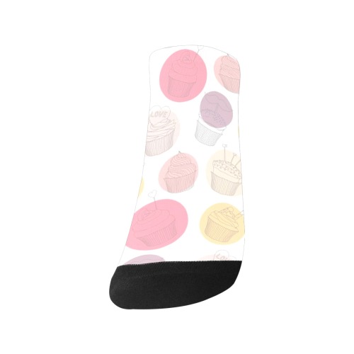 Colorful Cupcakes Women's Ankle Socks