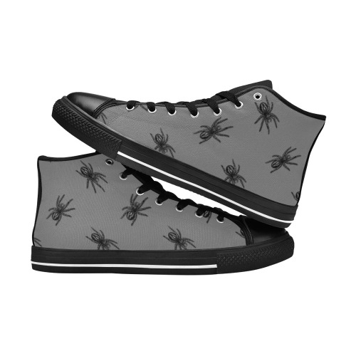 Spiders Women's Classic High Top Canvas Shoes (Model 017)