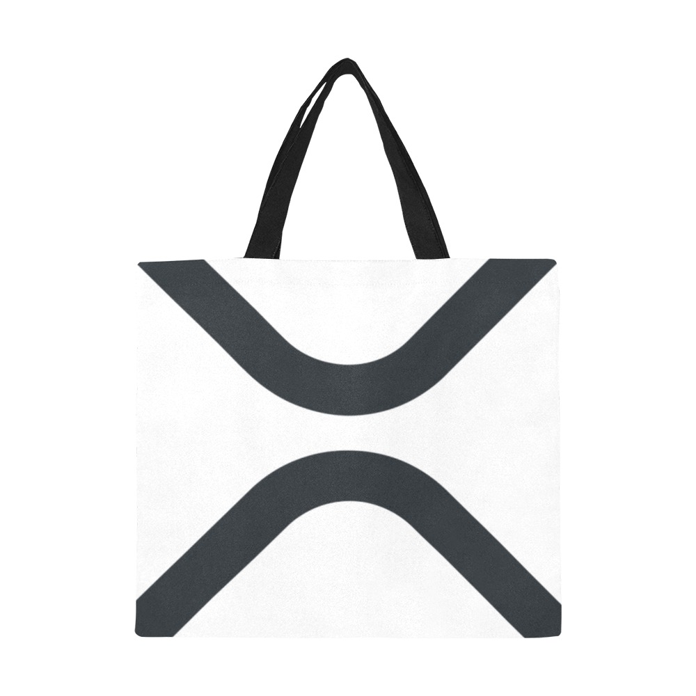X WHITE CANVAS BAG All Over Print Canvas Tote Bag/Large (Model 1699)