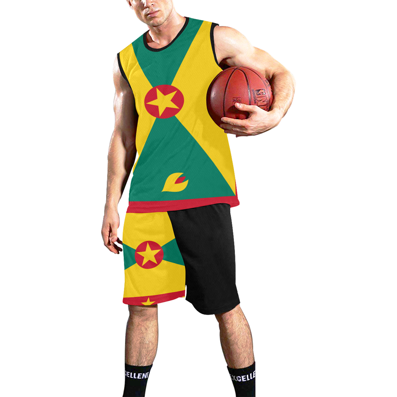 manusartgnd All Over Print Basketball Uniform