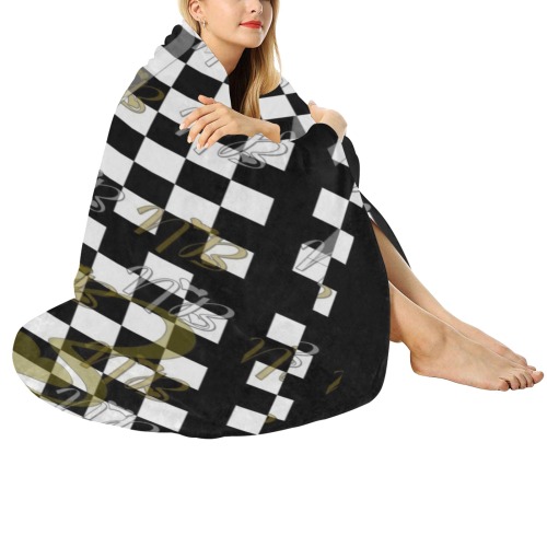 NB Schach by Nico Bielow Circular Ultra-Soft Micro Fleece Blanket 60"