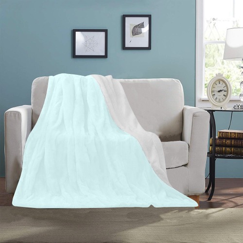 color light cyan Ultra-Soft Micro Fleece Blanket 40"x50"