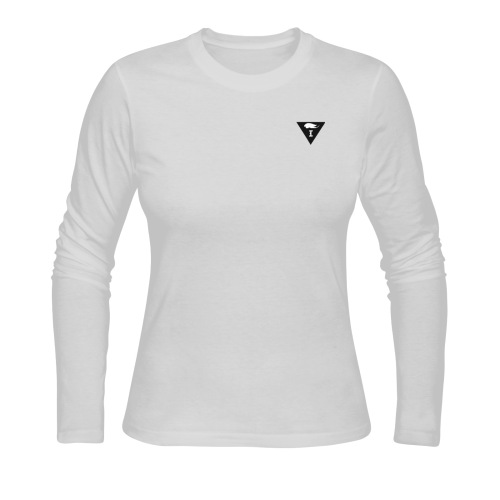 Intanjibles™ DRI-Fit Signature Logo Women's LS T-Shirt Sunny Women's T-shirt (long-sleeve) (Model T07)