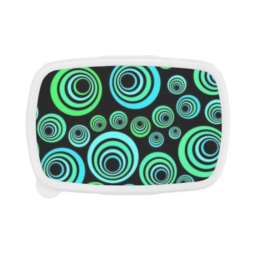 Retro Psychedelic Pretty Green Pattern