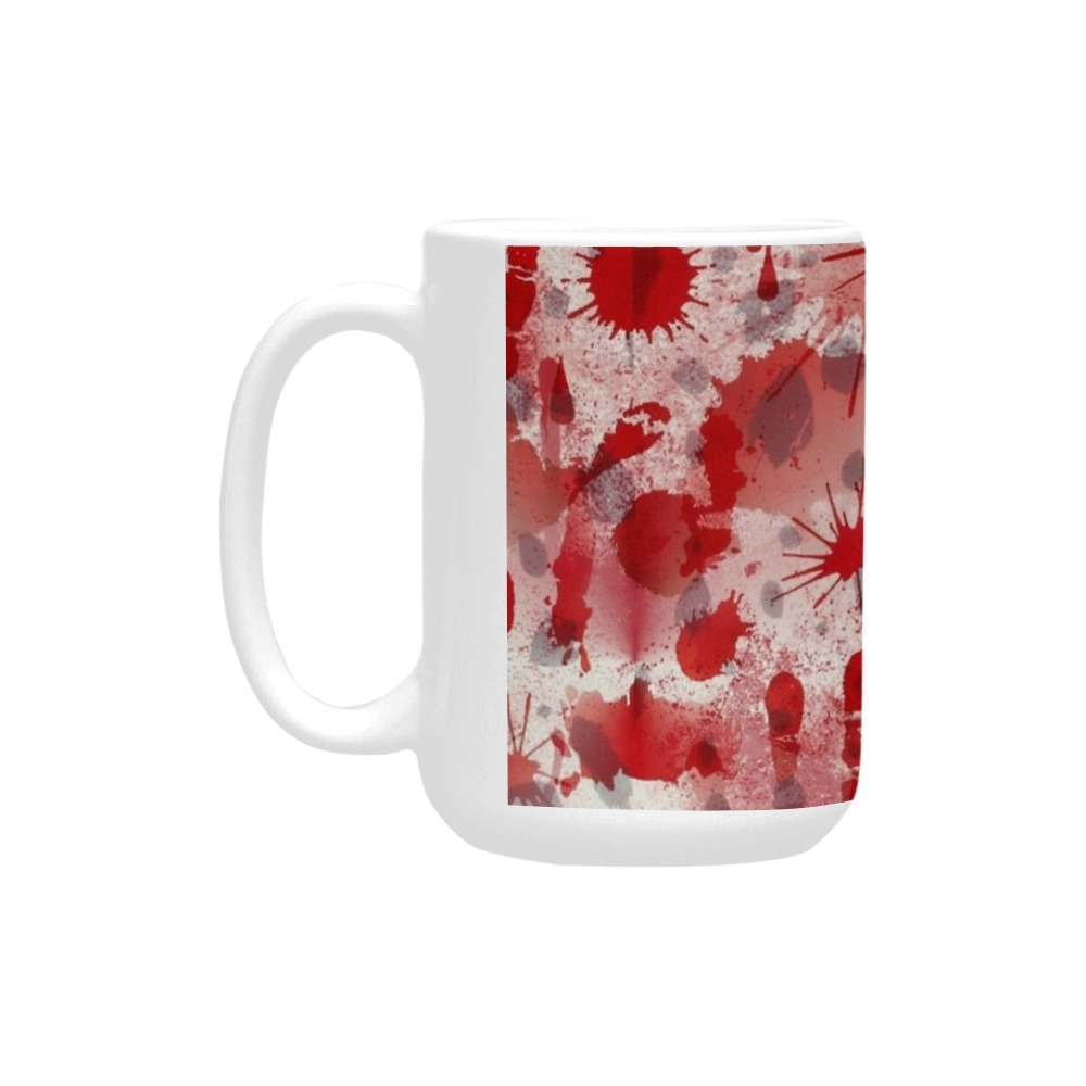 Halloween Bloody Hands by Artdream Custom Ceramic Mug (15OZ)