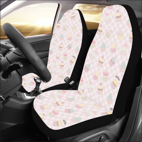 Cupcakes Car Seat Covers (Set of 2)