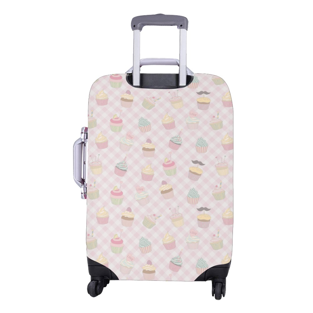 Cupcakes Luggage Cover/Medium 22"-25"