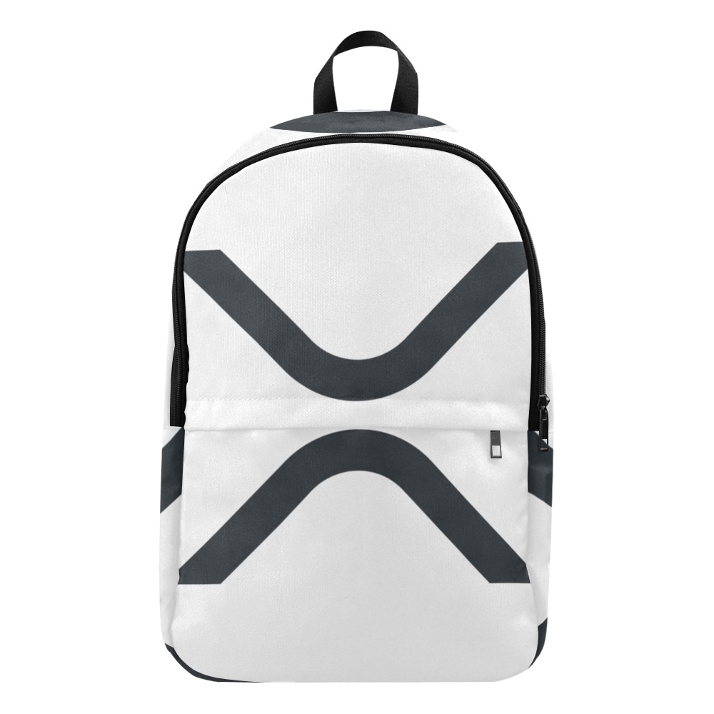 X WHITE BACKPACK Fabric Backpack for Adult (Model 1659)