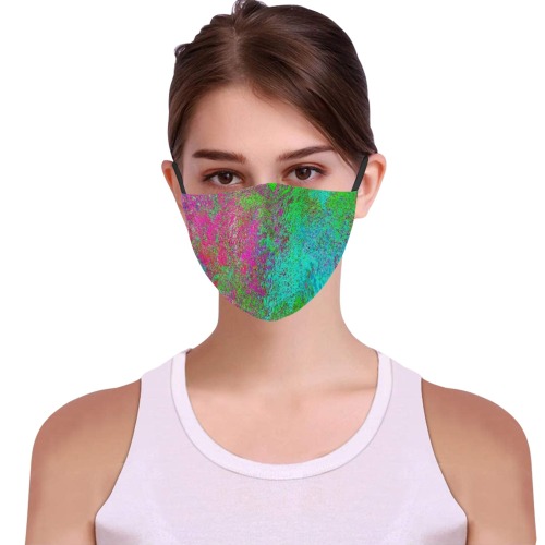 modern abstract 121 3D Mouth Mask with Drawstring (Pack of 20) (Model M04)