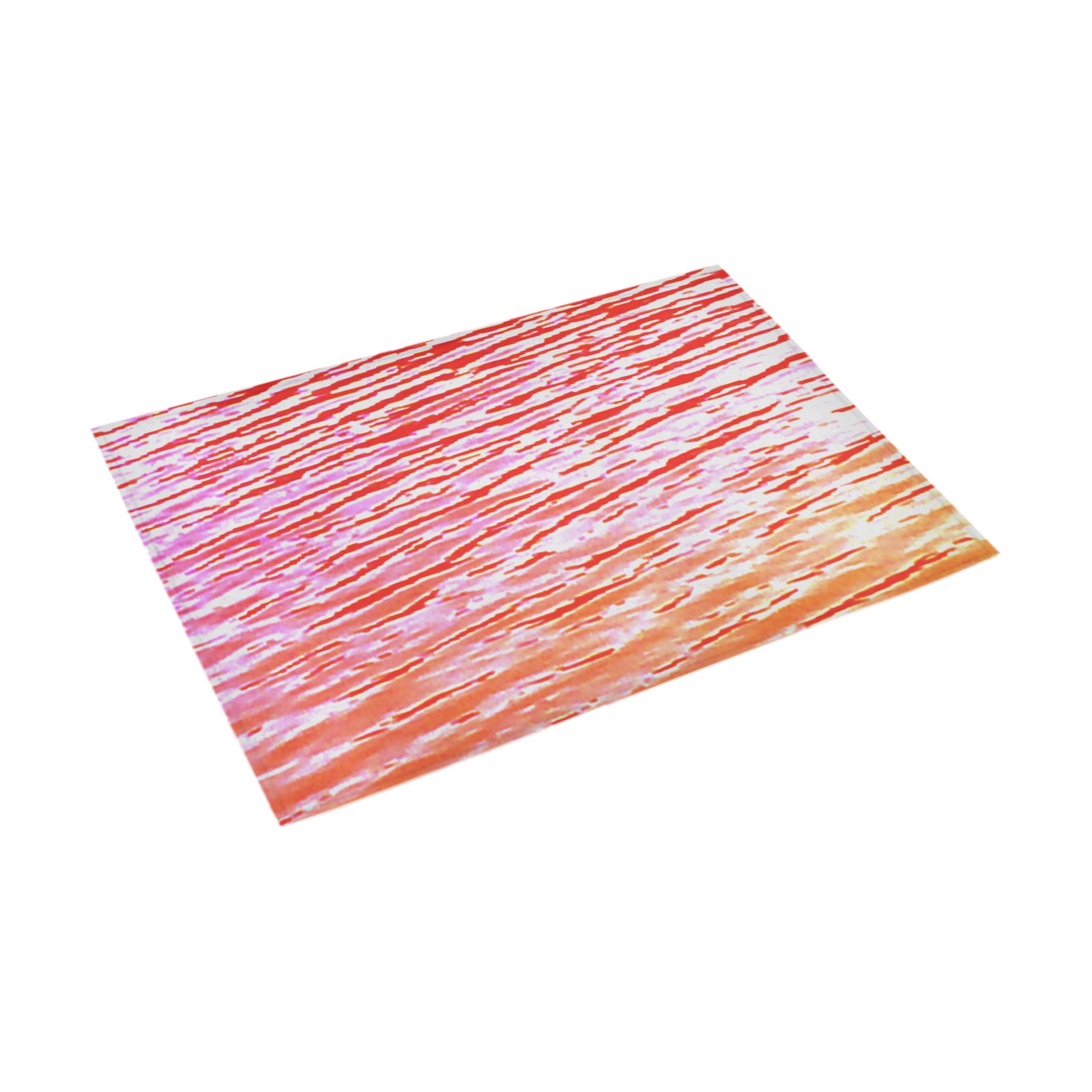 Orange and red water Azalea Doormat 30" x 18" (Sponge Material)