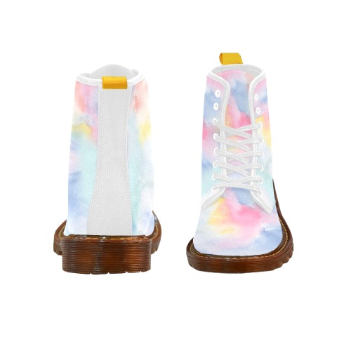 Colorful watercolor Martin Boots For Women Model 1203H
