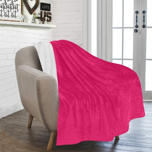 color ruby Ultra-Soft Micro Fleece Blanket 50"x60"