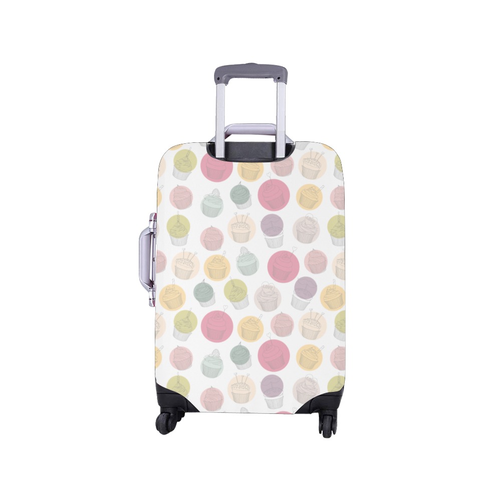 Colorful Cupcakes Luggage Cover/Small 18"-21"