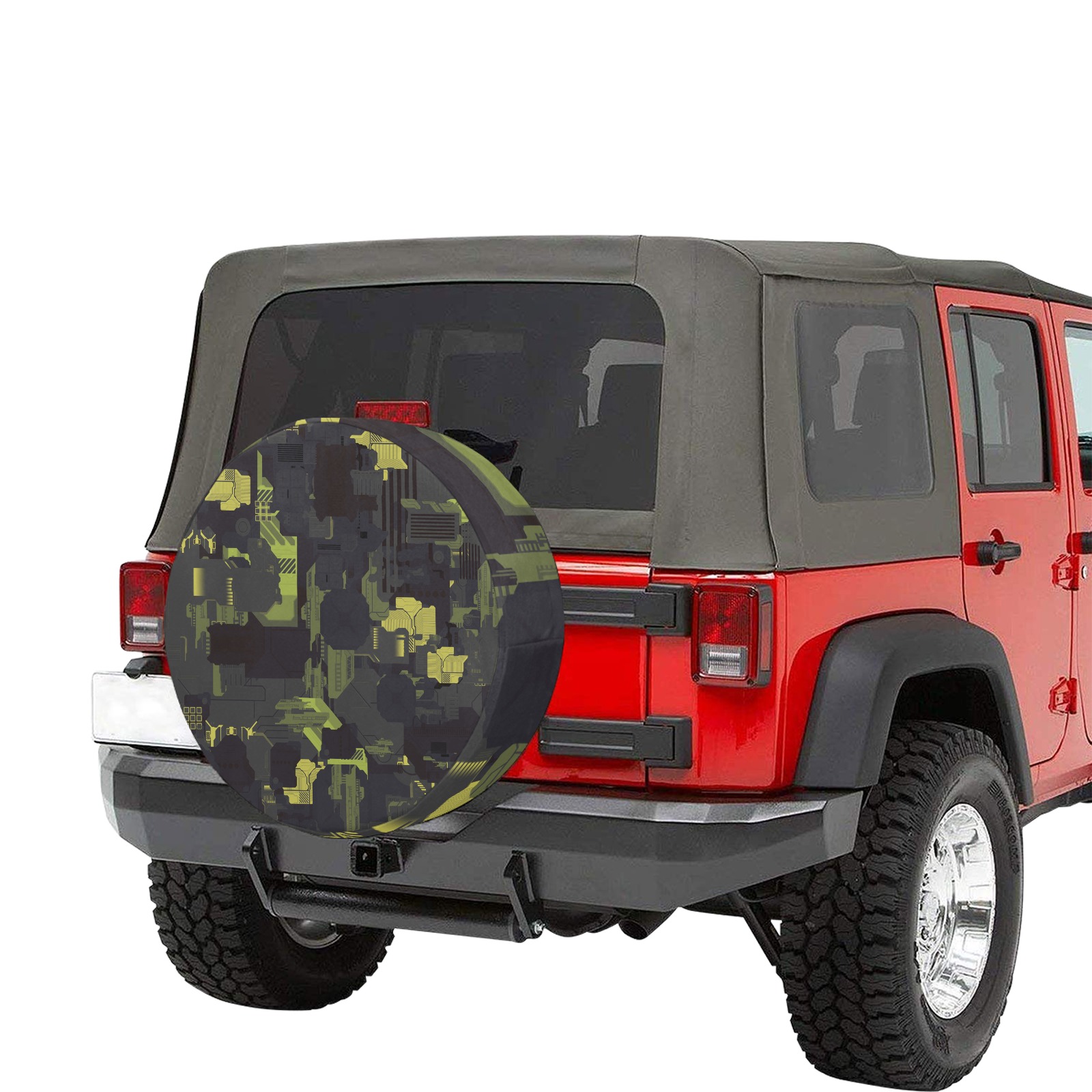 Urban Camouflage 30 Inch Spare Tire Cover