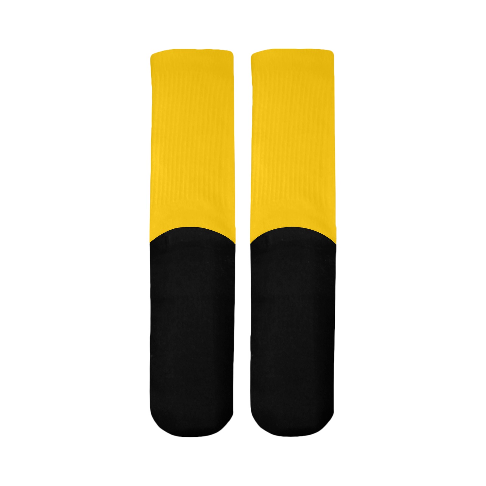 color mango Mid-Calf Socks (Black Sole)