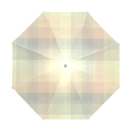 Candy Sweet Pastel Pattern Checkers Anti-UV Foldable Umbrella (U08)