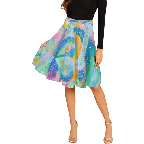 Pleiades Garden Melete Pleated Midi Skirt (Model D15)