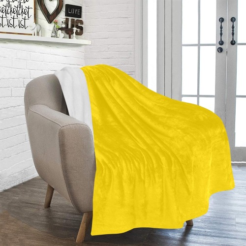 color gold Ultra-Soft Micro Fleece Blanket 50"x60"