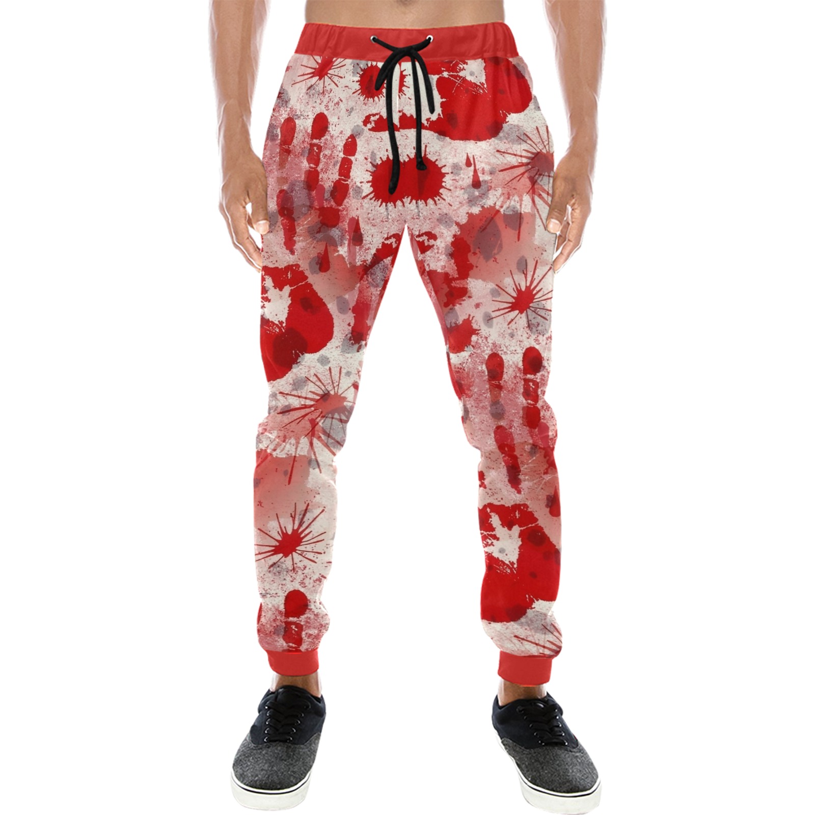 Halloween Bloody Hands by Artdream Men's All Over Print Sweatpants (Model L11)