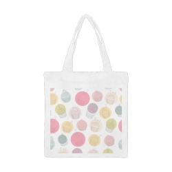 Colorful Cupcakes Canvas Tote Bag/Small (Model 1700)