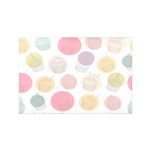 Colorful Cupcakes Placemat 12’’ x 18’’ (Four Pieces)