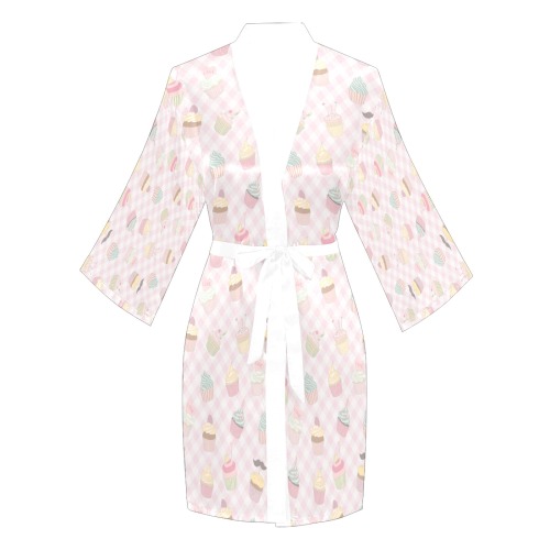 Cupcakes Long Sleeve Kimono Robe