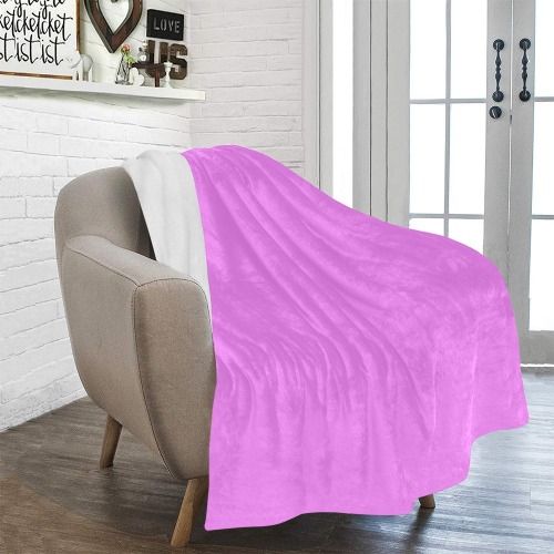color violet Ultra-Soft Micro Fleece Blanket 50"x60"