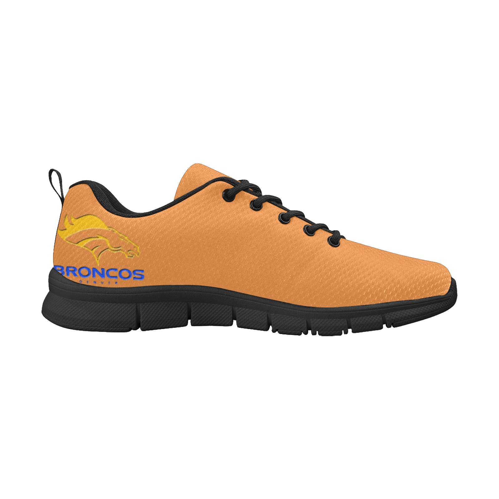 Broncos Orange Women's Breathable Running Shoes (Model 055)