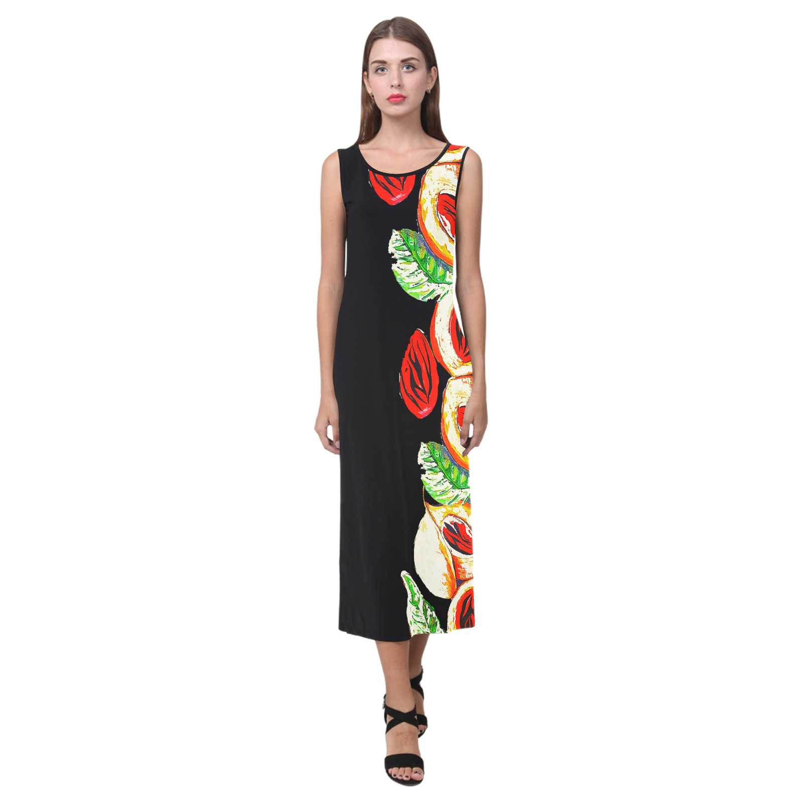 manusartgnd Phaedra Sleeveless Open Fork Long Dress (Model D08)