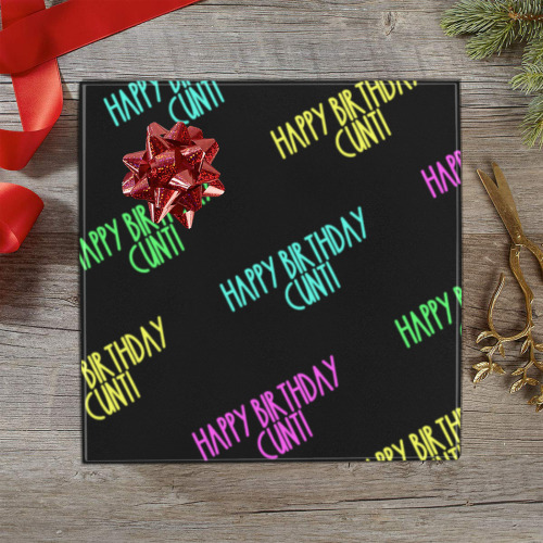Neon Cunt Gift Wrapping Paper 58"x 23" (1 Roll)