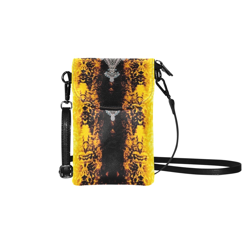 yellow Small Cell Phone Purse (Model 1711)